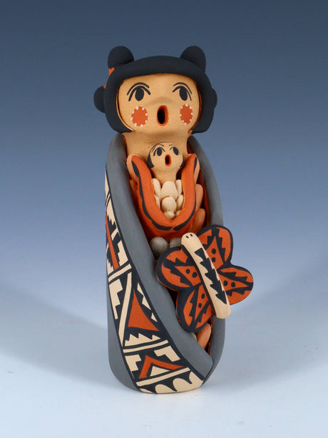 Jemez Pueblo Pottery One Baby Storyteller - PuebloDirect.com