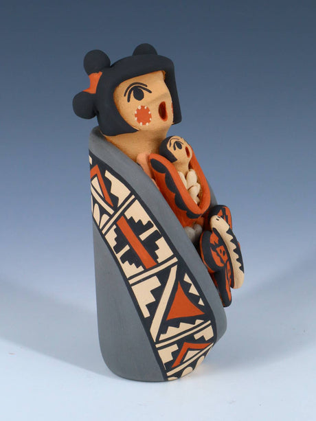 Jemez Pueblo Pottery One Baby Storyteller - PuebloDirect.com