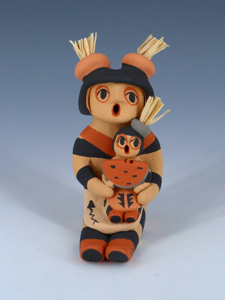 Jemez Pueblo Pottery One Baby Storyteller - PuebloDirect.com