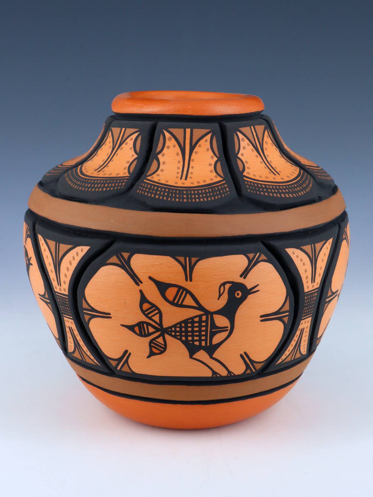 Poterie Pueblo faite à la main de Saint-Domingue