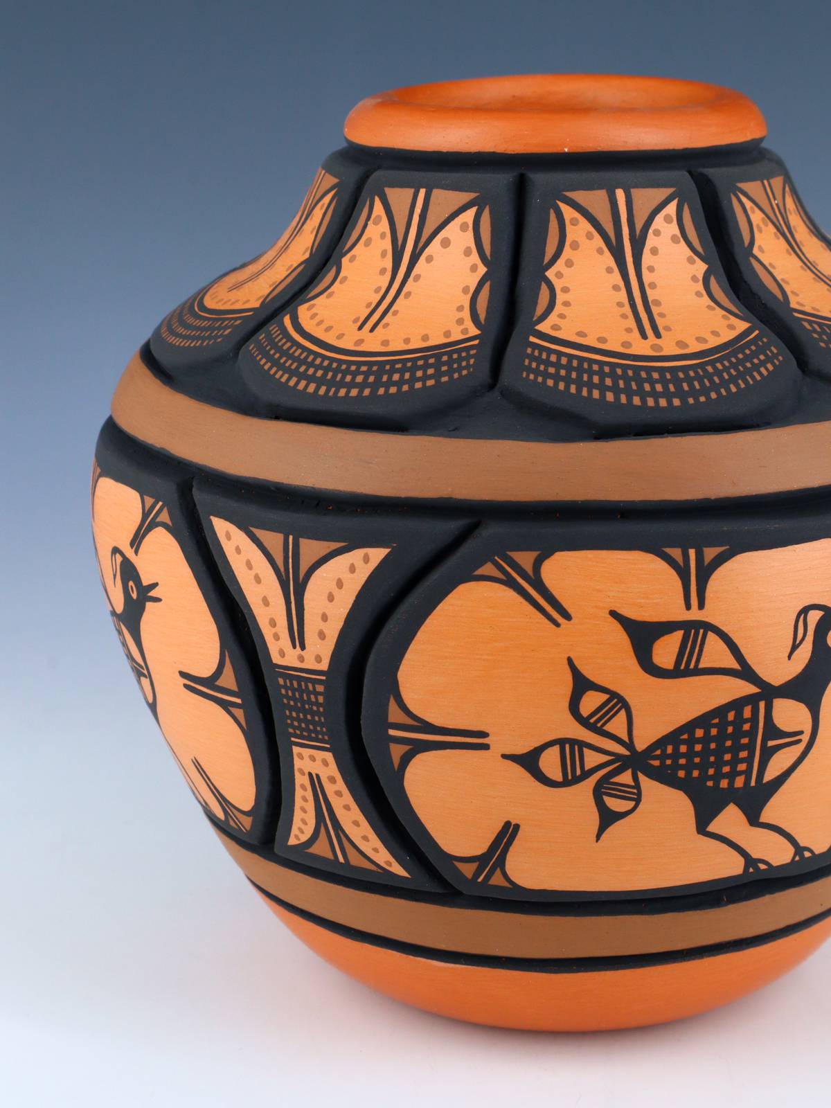 Poterie Pueblo faite à la main de Saint-Domingue