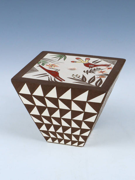 Hand Made Acoma Pueblo Pottery Contemporary Seed Pot - PuebloDirect.com