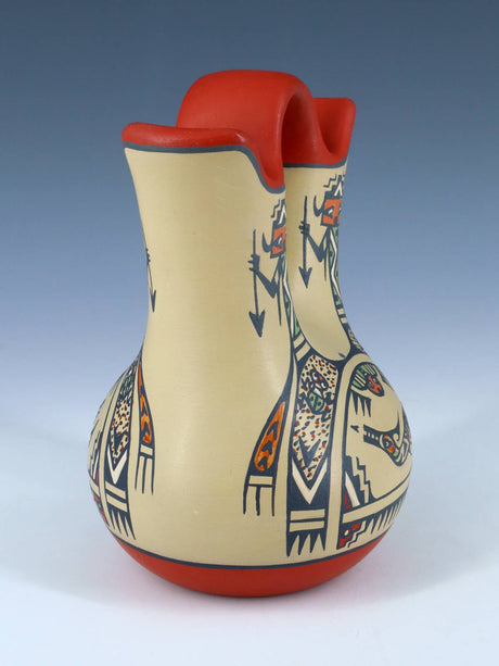 Santa Clara Pueblo Pottery Hand Coiled Wedding Vase - PuebloDirect.com