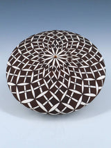 Hand Made Acoma Pueblo Pottery Eye Dazzler Seed Pot - PuebloDirect.com