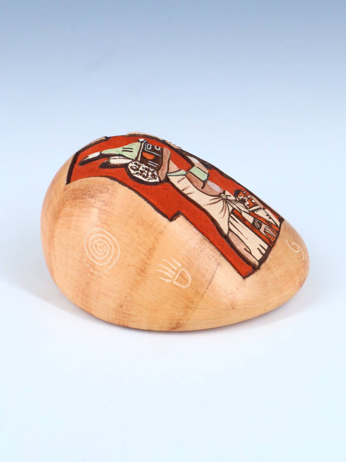 Hopi Hand Coiled Carved Kachina Pottery - PuebloDirect.com