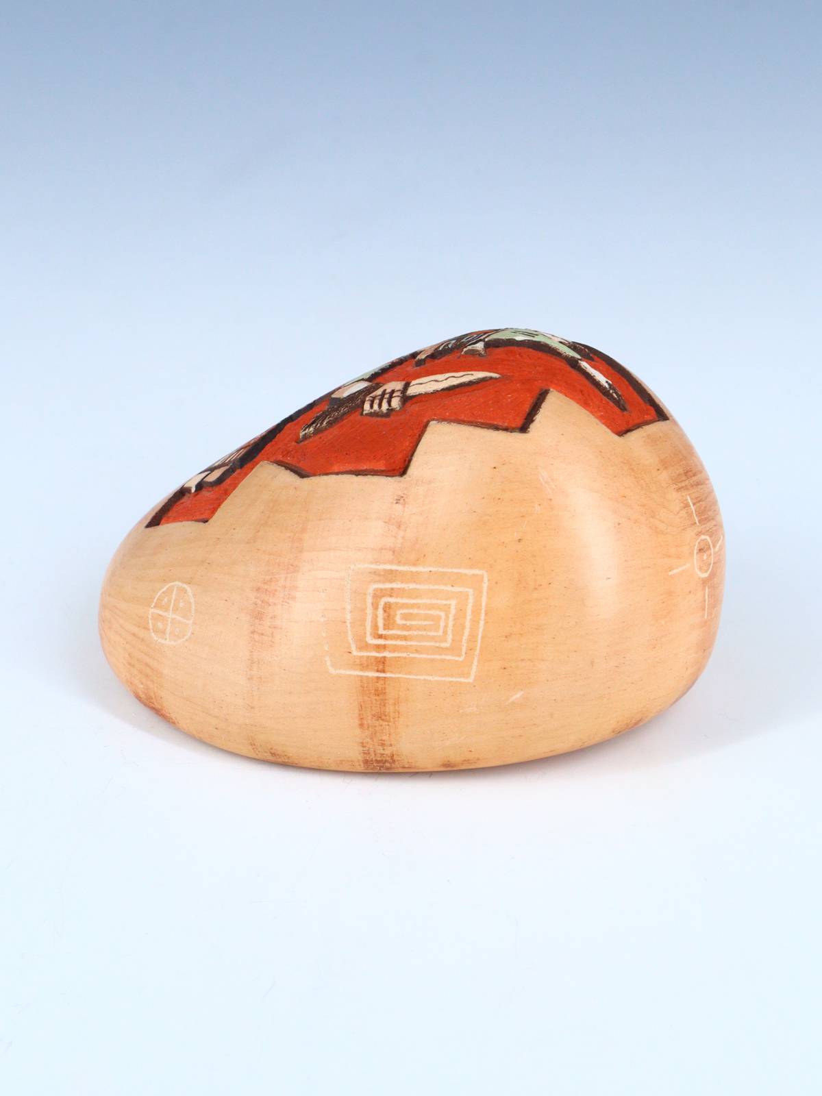 Hopi Hand Coiled Carved Kachina Pottery - PuebloDirect.com