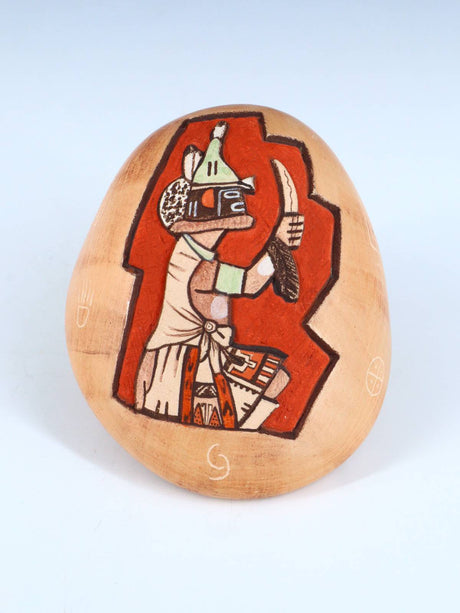 Hopi Hand Coiled Carved Kachina Pottery - PuebloDirect.com