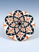 Hand Made Acoma Pueblo Pottery Eye Dazzler Seed Pot - PuebloDirect.com