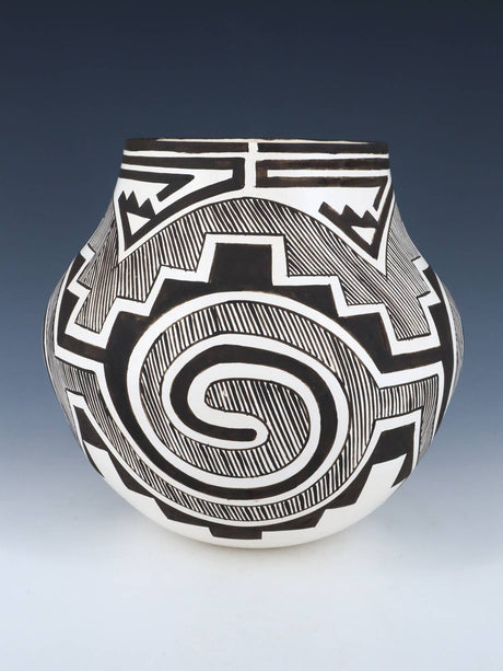Laguna Pueblo Hand Coiled Pottery Olla - PuebloDirect.com