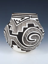 Laguna Pueblo Hand Coiled Pottery Olla - PuebloDirect.com