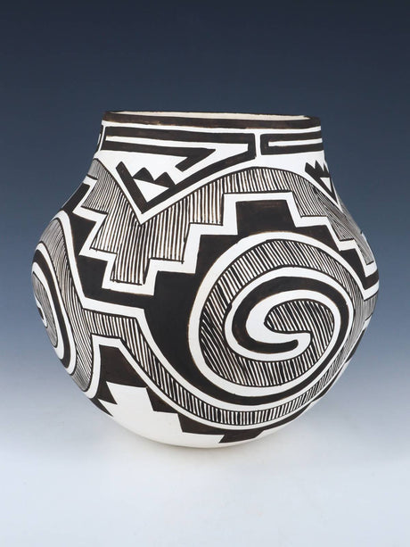 Laguna Pueblo Hand Coiled Pottery Olla - PuebloDirect.com