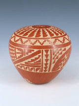 Etched Jemez Pueblo Pottery Wheat Seed Pot - PuebloDirect.com
