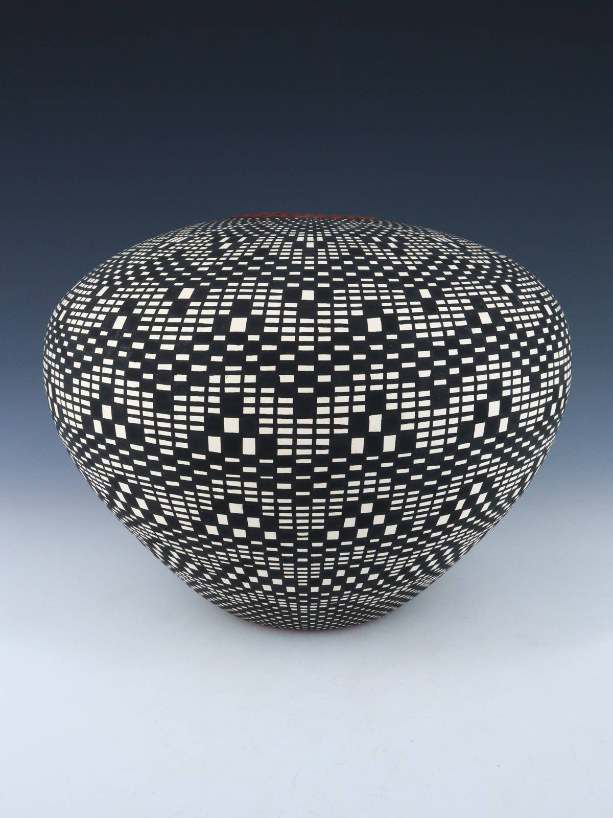 Acoma Pueblo Eye Dazzler Pottery Bowl – PuebloDirect.com