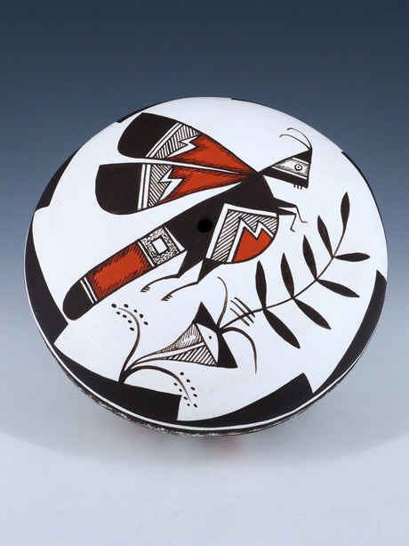 Acoma Style Hand Coiled Seed Pot - PuebloDirect.com