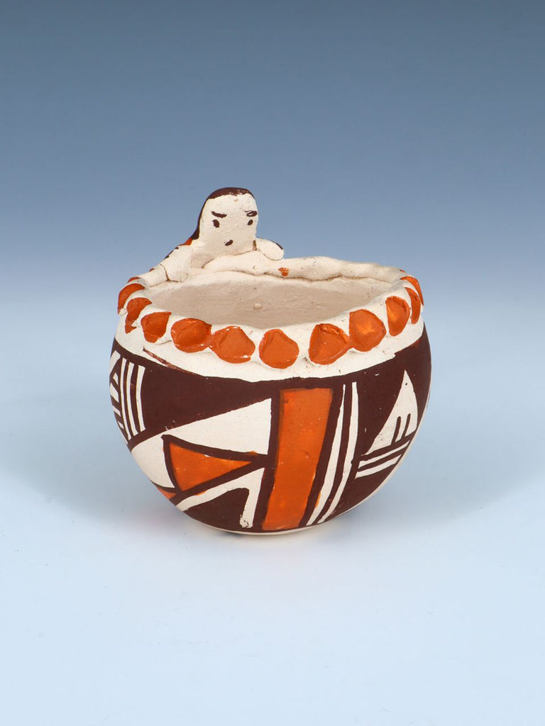 Acoma Hand Coiled Pueblo Pottery Bowl - PuebloDirect.com