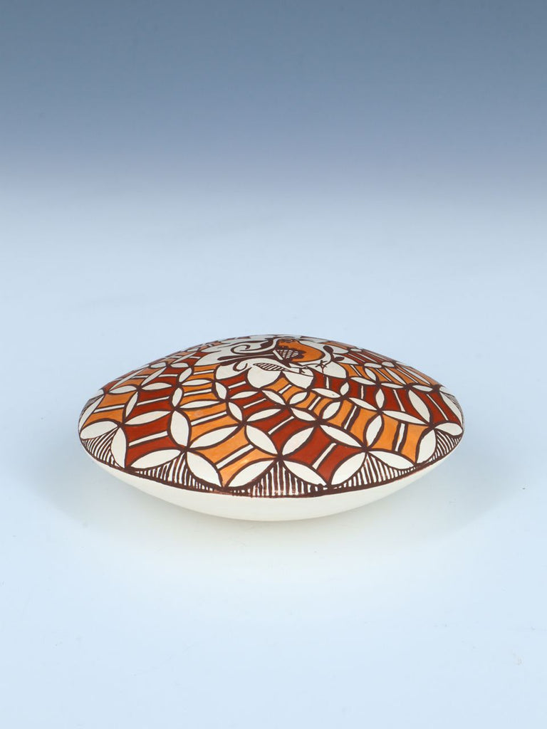 Hand Coiled Acoma Pueblo Pottery Seed Pot - PuebloDirect.com