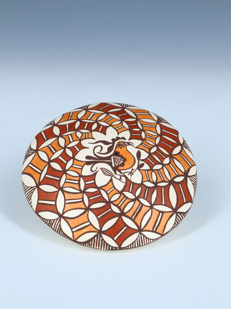 Hand Coiled Acoma Pueblo Pottery Seed Pot - PuebloDirect.com