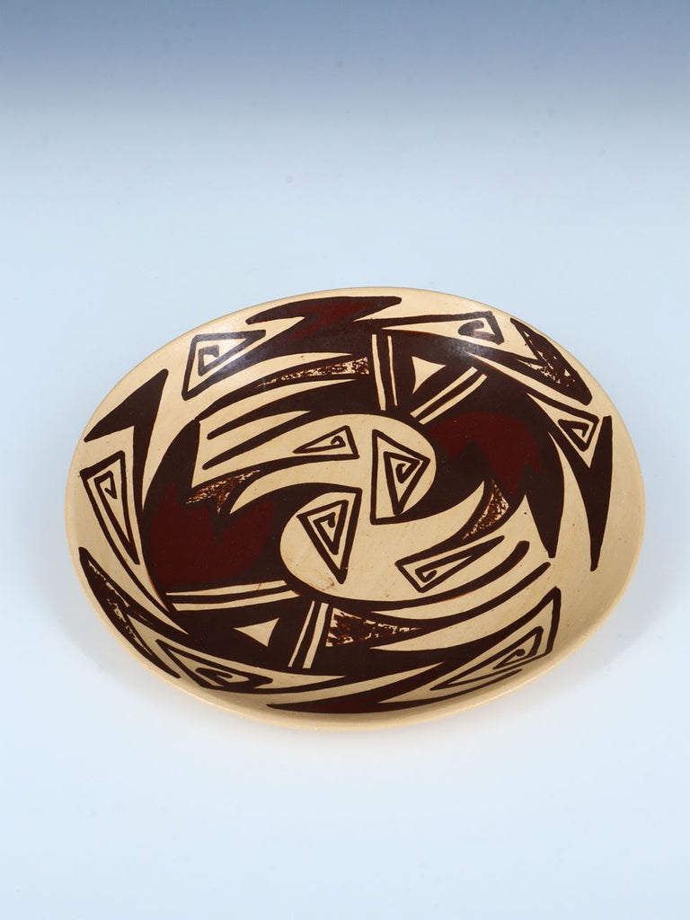 Hopi Hand Coiled Pottery Plate - PuebloDirect.com