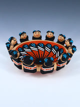 Jemez Pueblo Pottery Storyteller Doll Bowl