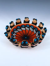 Jemez Pueblo Pottery Storyteller Doll Bowl