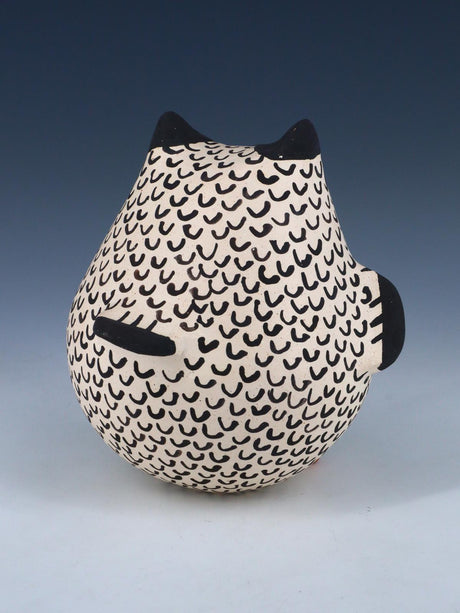 Acoma Pueblo Chouette en poterie enroulée à la main