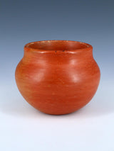 Vintage Santa Clara Pueblo Hand Coiled Red Clay Pottery