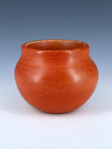 Vintage Santa Clara Pueblo Hand Coiled Red Clay Pottery