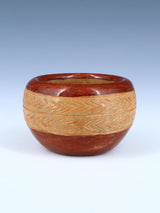 Vintage San Juan Pueblo Pottery Bowl