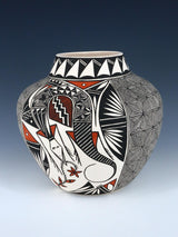 Vase en poterie enroulé à la main Acoma Pueblo