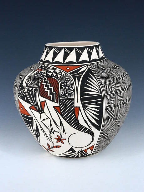 Vase en poterie enroulé à la main Acoma Pueblo