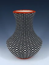 Vase en poterie Acoma Pueblo Eye Dazzler
