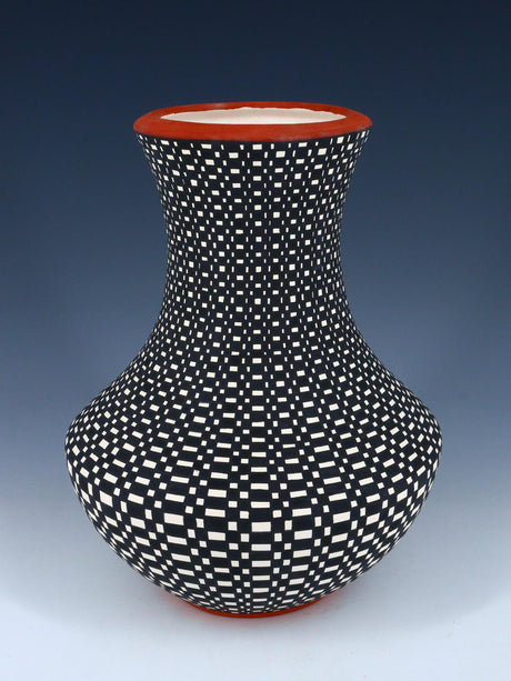 Vase en poterie Acoma Pueblo Eye Dazzler