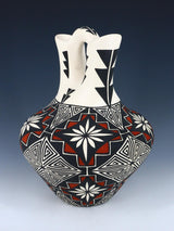 Vase en poterie peint à la main Acoma Pueblo