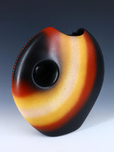 Acoma Pueblo Etched Kachina Dancer Pillow Pot