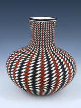 Acoma Pueblo Hand Coiled Eye Dazzler Pottery - PuebloDirect.com