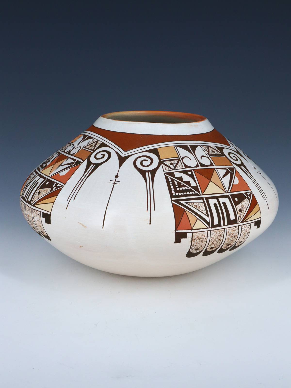 Hopi Hand Coiled Pottery Bowl – PuebloDirect.com