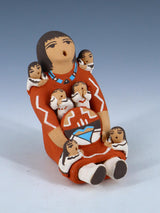Jemez Pueblo Pottery Six Baby Storyteller - PuebloDirect.com