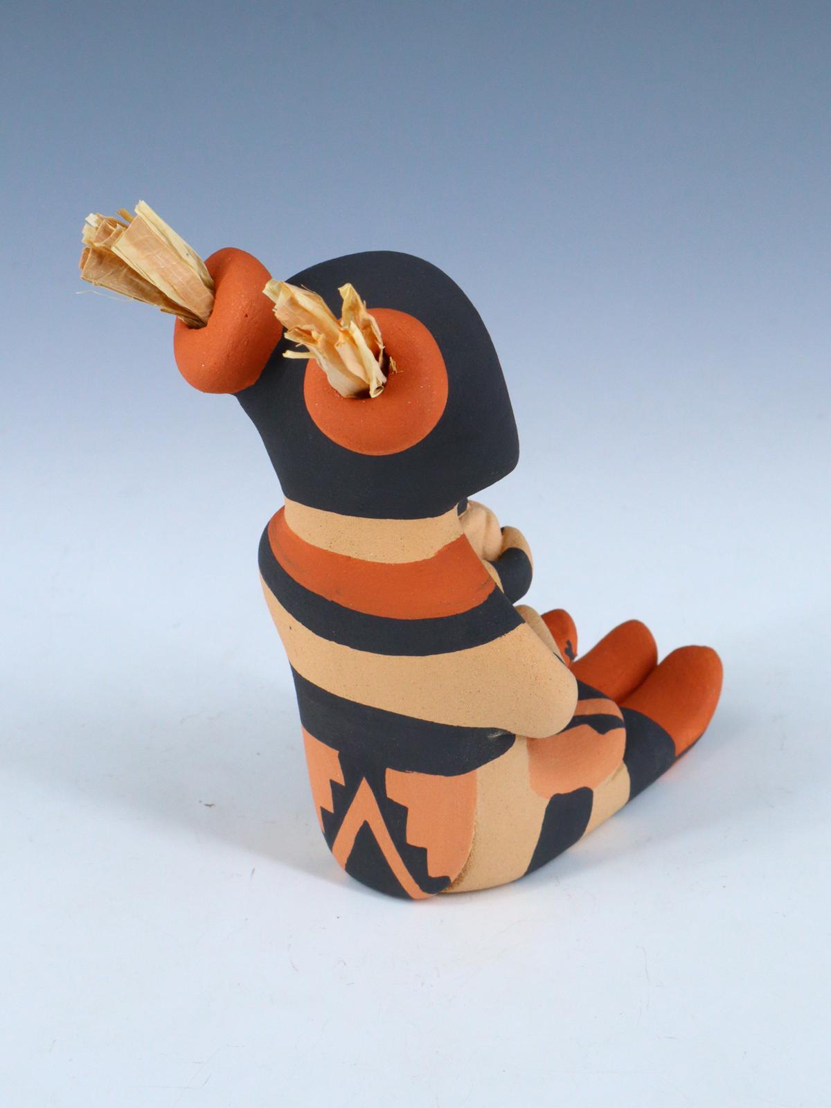 Jemez Pueblo Pottery Two Baby Storyteller - PuebloDirect.com