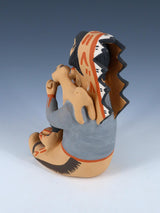 Jemez Pueblo Pottery Storyteller Chief Figurine - PuebloDirect.com