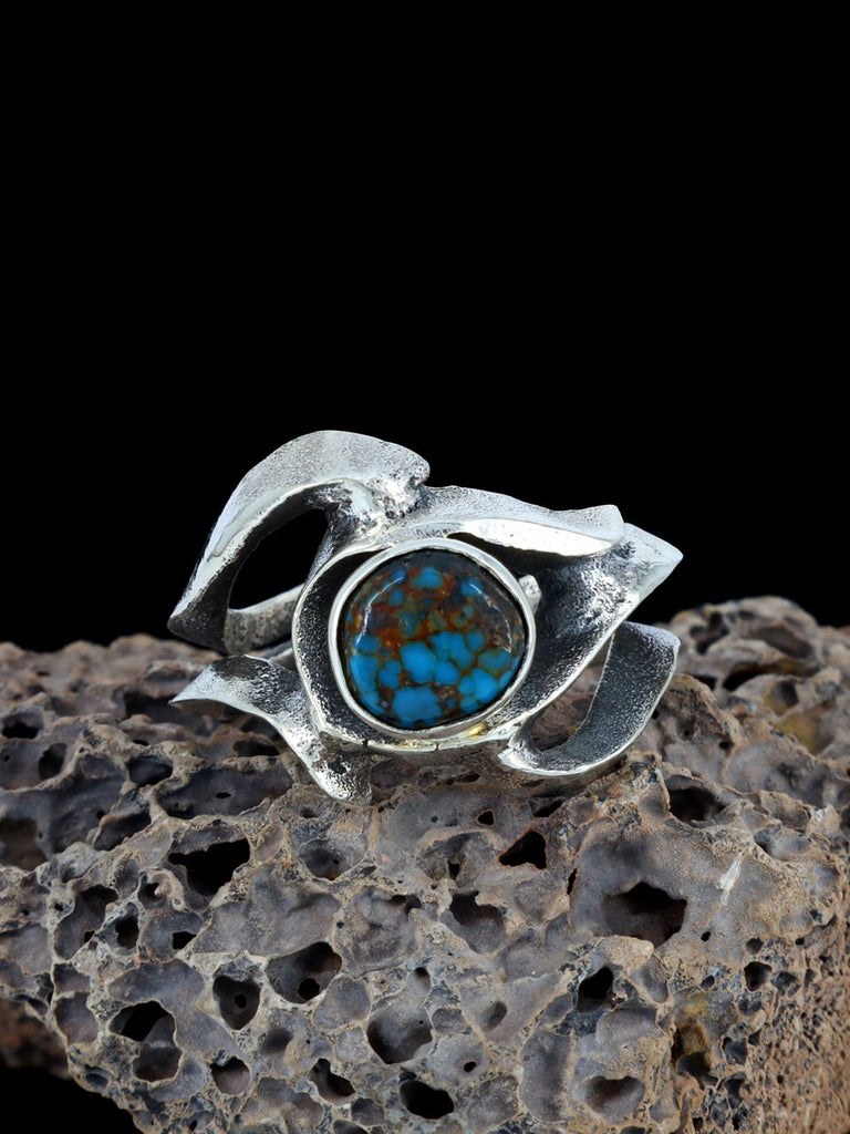 Sterling Silver Turquoise Ring, Size 10 1/2 - PuebloDirect.com