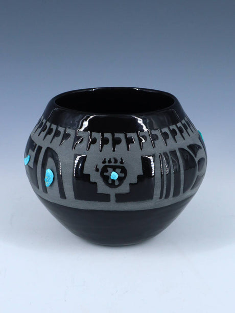 San Juan Pueblo Black Pottery - PuebloDirect.com