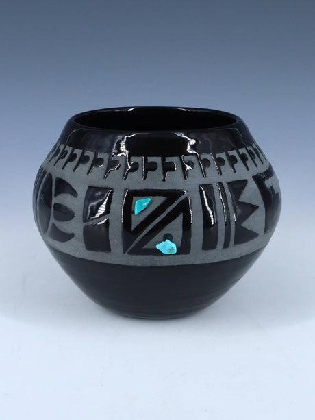 San Juan Pueblo Black Pottery - PuebloDirect.com