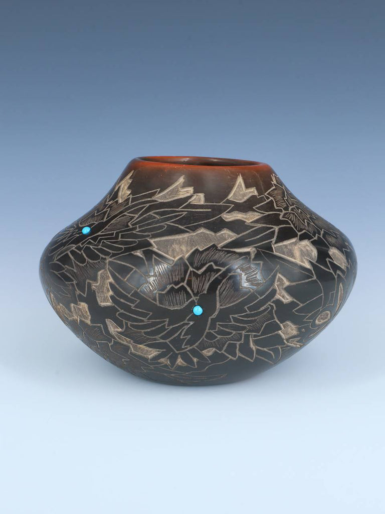 Santa Clara Hand Coiled Dual Tone Pottery - PuebloDirect.com