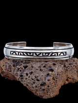 Native American Sterling Silver Overlay Bracelet
