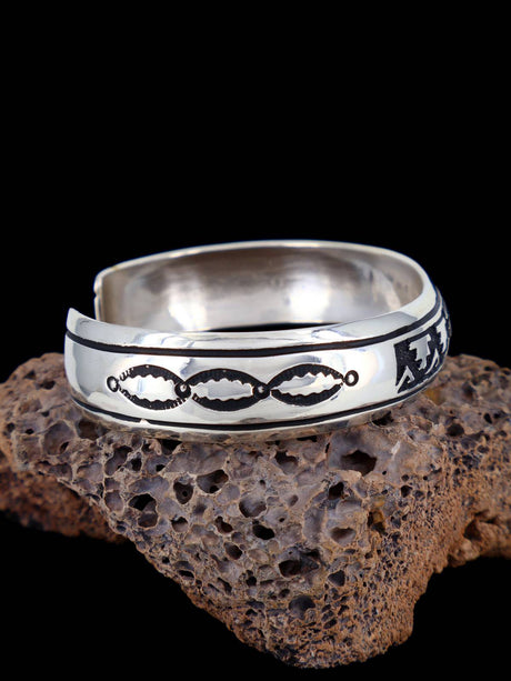 Native American Sterling Silver Overlay Bracelet