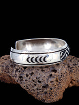 Native American Sterling Silver Overlay Bracelet