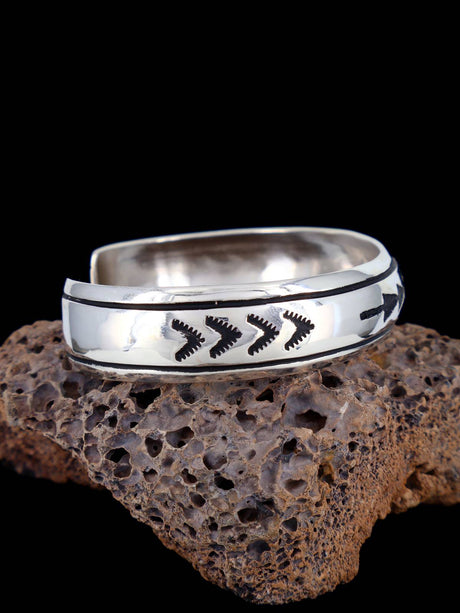 Native American Sterling Silver Overlay Bracelet