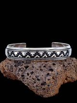 Native American Sterling Silver Overlay Bracelet