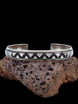 Native American Sterling Silver Overlay Bracelet