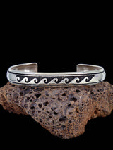 Native American Sterling Silver Overlay Bracelet
